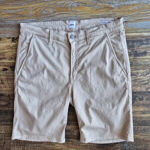 EDWIN Mason Oyster Slim Chino Shorts Stretch Cotton Blend Made in USA